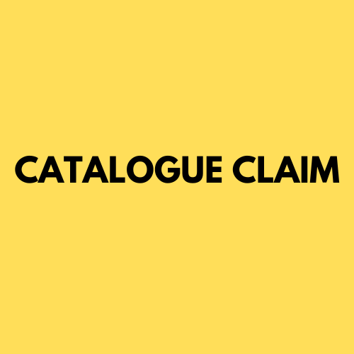 CATALOGUE CLAIM BANNER